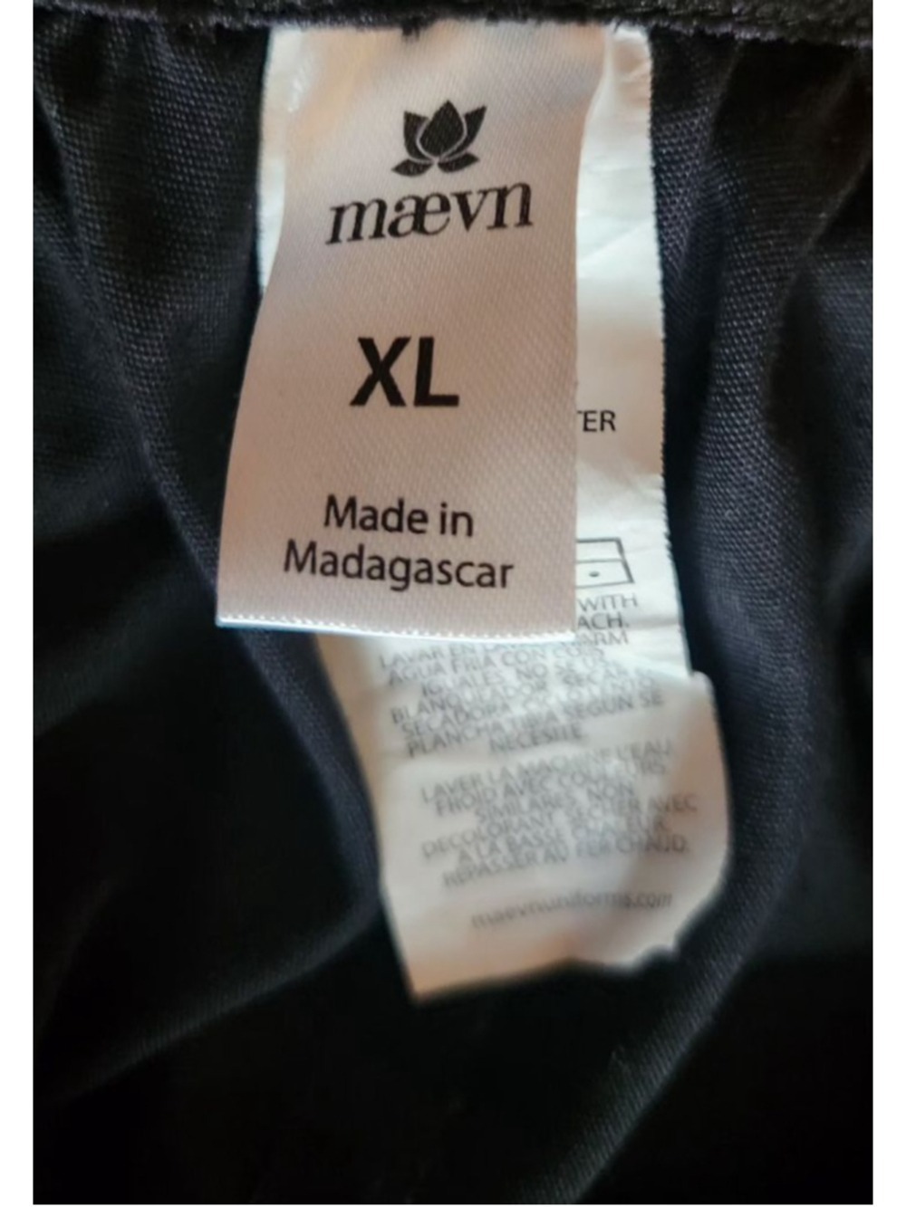 Women's Maevn #9016 Black Straight Leg Medical Field/Scrub Uniform Pants XL NWOT - Picture 2 of 7